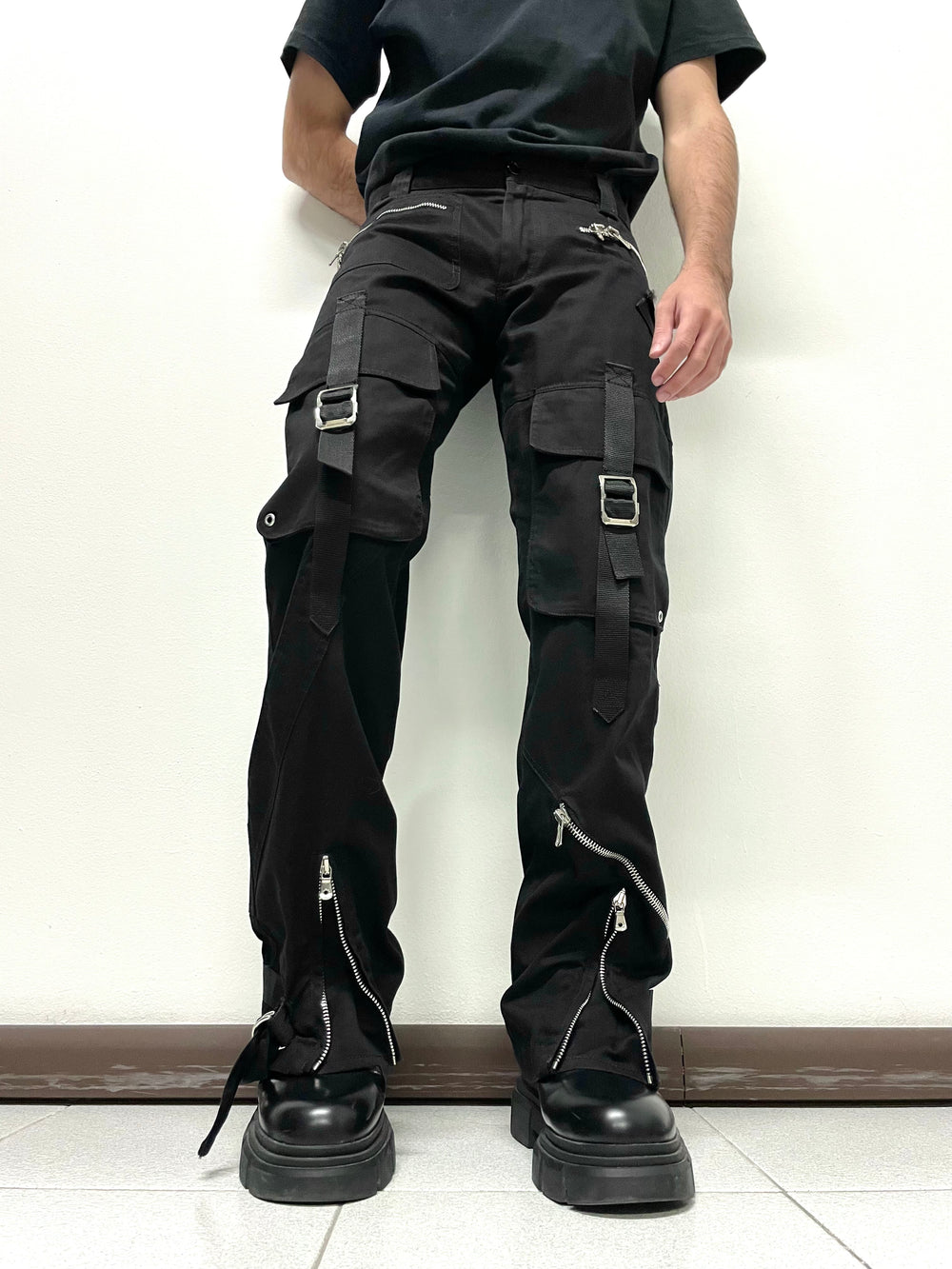 AW2003 Dolce & Gabbana bondage cargo pants