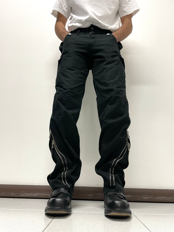 2000s Dolce & Gabbana zipper cargo pants