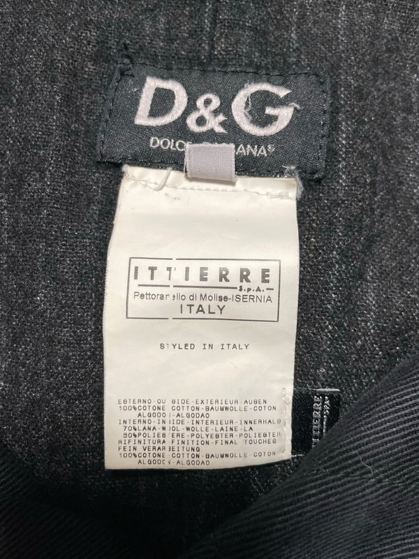 AW2003 back zip cotton bomber jacket