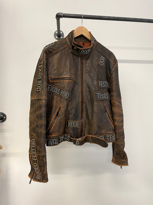 2000s Dolce & Gabbana Rodeo leather jacket