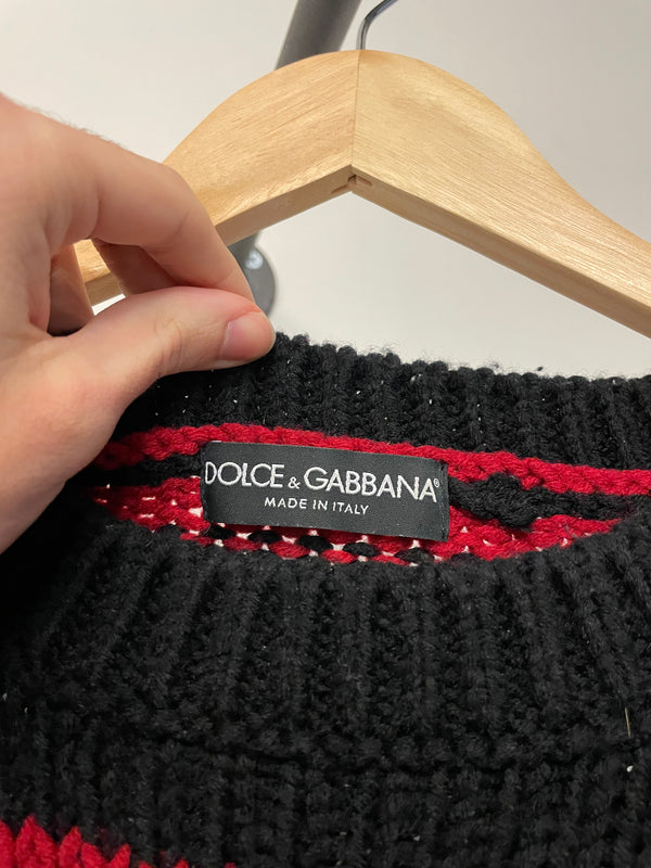 2000s Dolce & Gabbana Kurt Cobain sweater