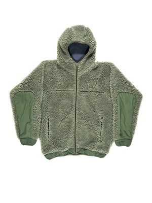 Patagonia rhythm hooded fleece with ninja hood