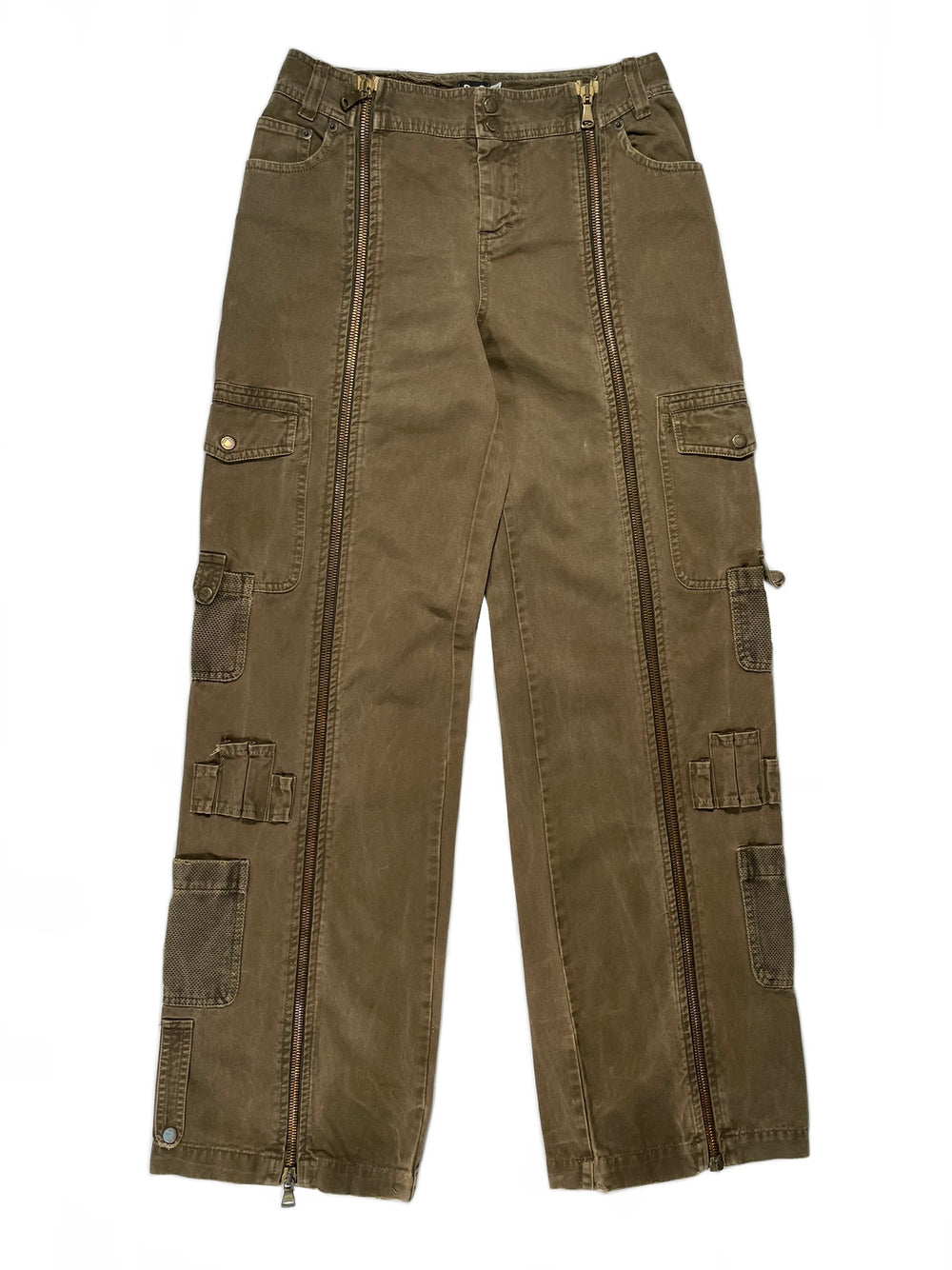 2000’s Dolce & Gabbana full zipper cargo pants