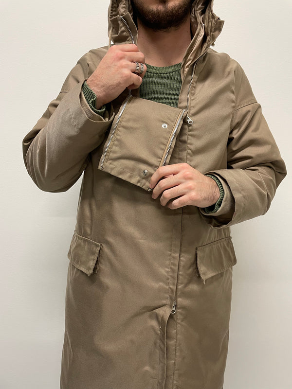 2000s Helmut Lang ballistic nylon lined parka