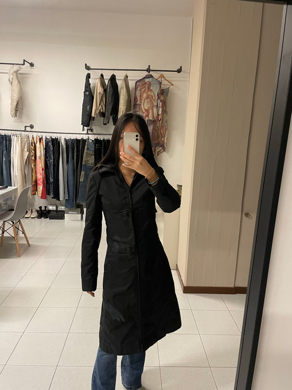 AW1999 Miu Miu hidden pocket technical nylon coat