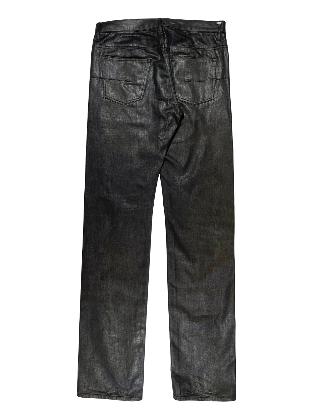 2000s Dior Homme polyurethane coated denim