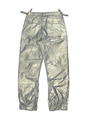 2000’s Prada astro silver cargo pants