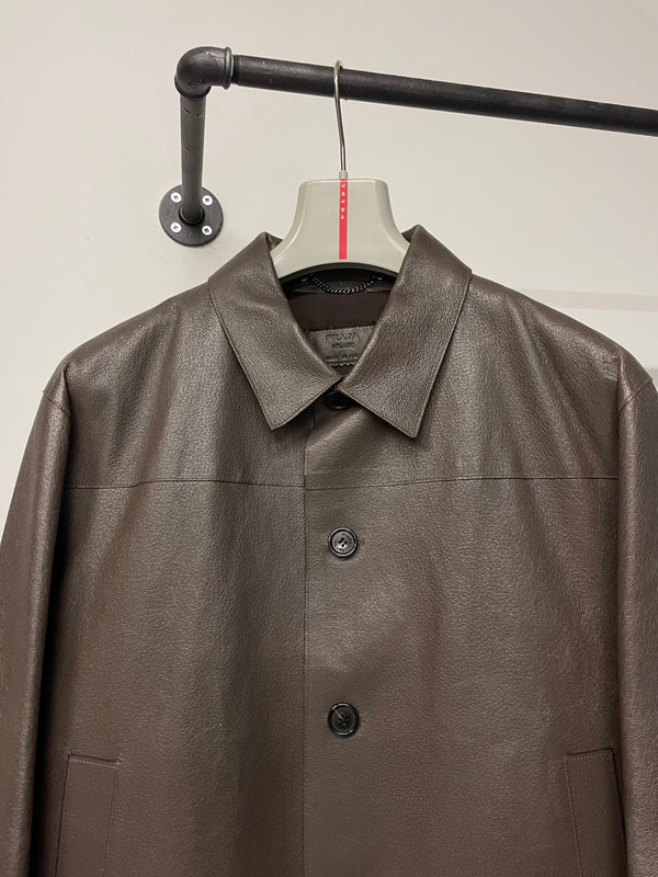 2010s Prada leather jacket