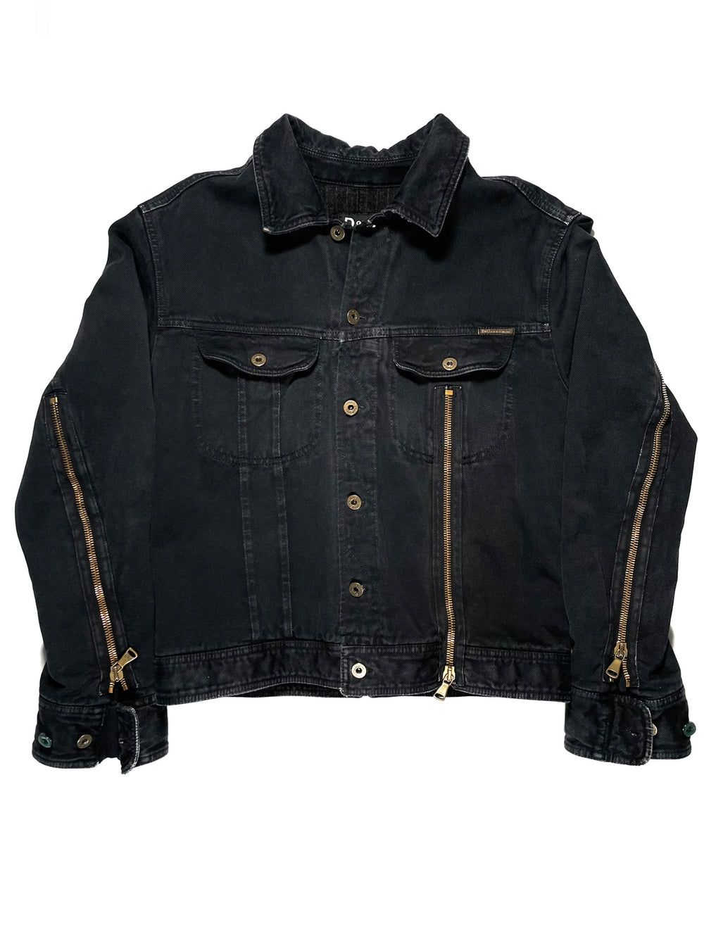 AW2003 back zip cotton bomber jacket