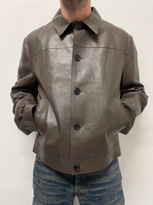 2010s Prada leather jacket