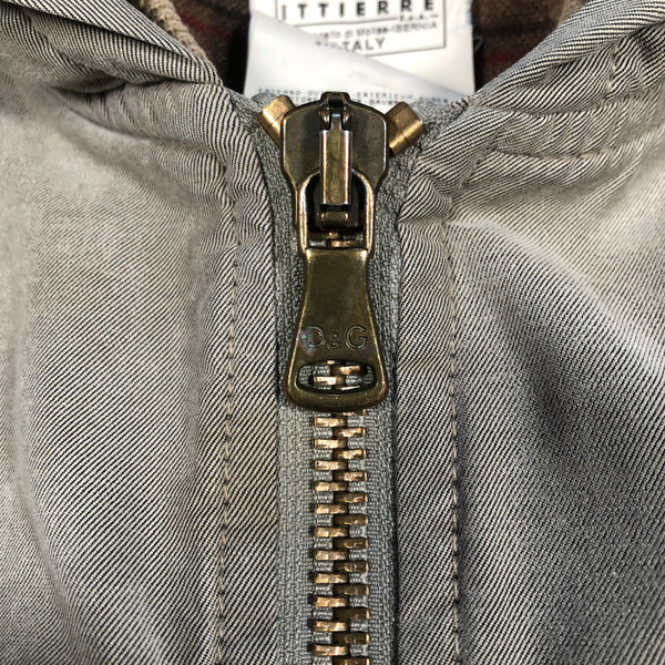 AW2003 Dolce & Gabbana zip sleeve bomber jacket
