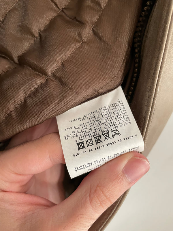 2000s Dolce & Gabbana leather biker jacket