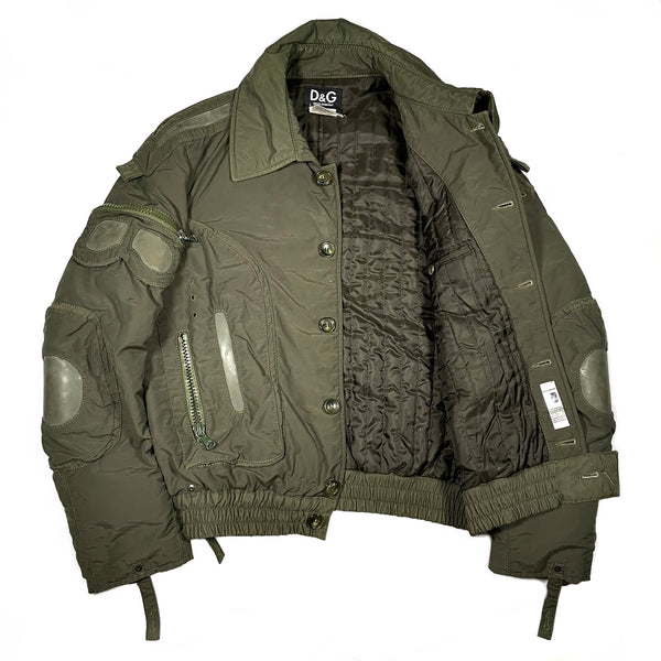 AW2003 Dolce & Gabbana Goggle window bomber jacket