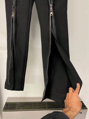 FW2001 Gucci by Tom Ford zipper runway leather pants