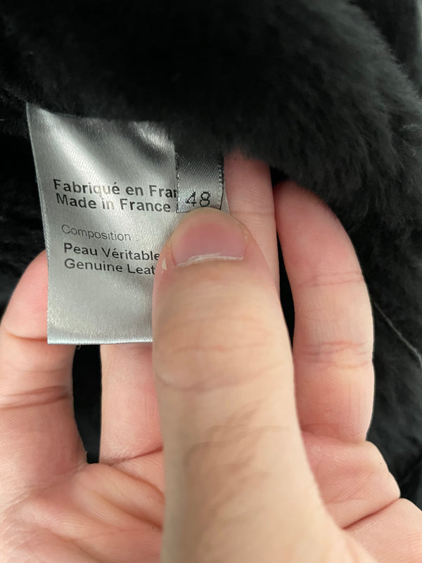 AW2007 Dior × Hedi Slimane "Navigate" shearling leather  jacket