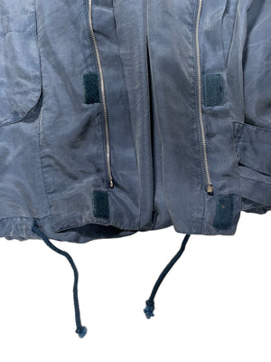 1990’s Katharine Hamnett cargo bomber jacket in silk