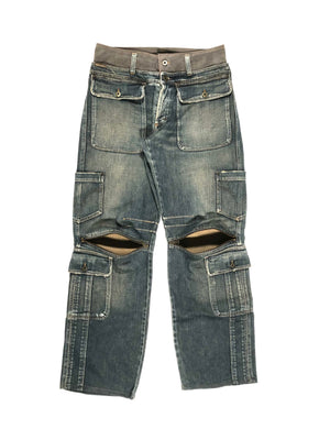 2000’s Dolce & Gabbana double waisted utility cargo jeans