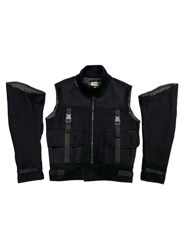 AW2003 Dolce & Gabbana bondage cargo bomber jacket