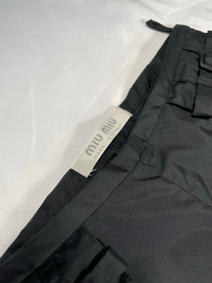 1999 Miu Miu full zip nylon pants