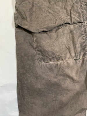 2000s Rick Owens dust grey creatch cargo pants
