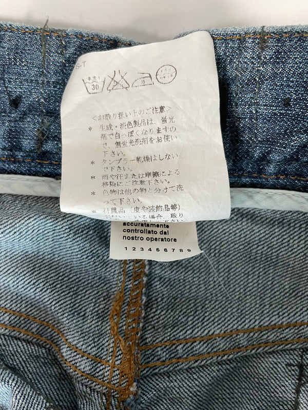 AW2005 Dolce & Gabbana hybrid patchwork cargo jeans