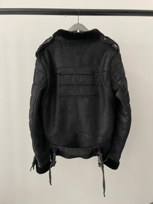 AW2007 Dior × Hedi Slimane "Navigate" shearling leather  jacket