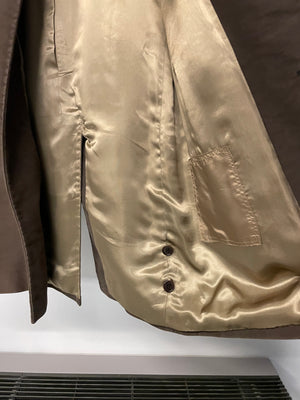 AW1996 Helmut Lang double breasted moleskin coat