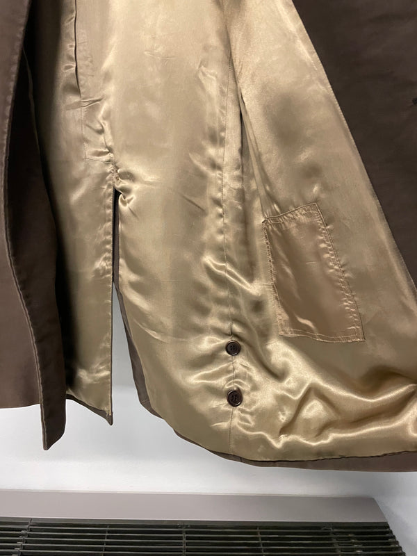 AW1996 Helmut Lang double breasted moleskin coat