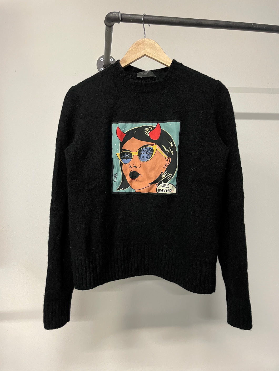 AW2017 Prada “Girls invented” sweater