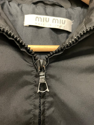 AW1999 Miu Miu hidden pocket technical nylon coat