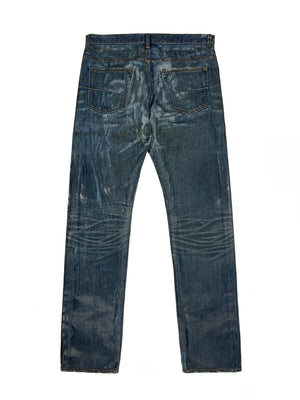 AW2003 Dior Homme waxed jeans