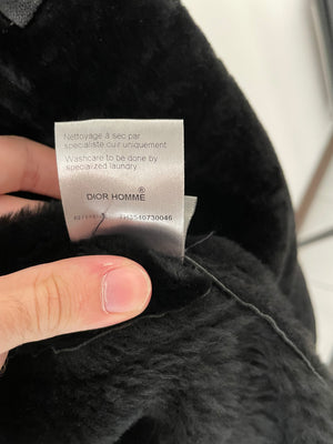 AW2007 Dior × Hedi Slimane "Navigate" shearling leather  jacket