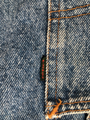 1980s Katharine Hamnett oversize cargo denim jacket