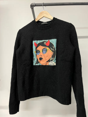 AW2017 Prada “Girls invented” sweater