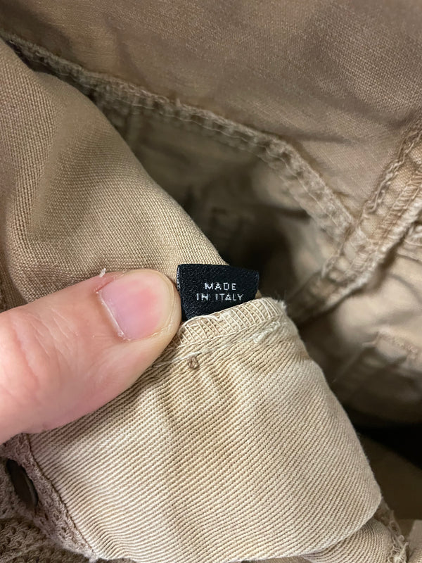 2004 Dolce & Gabbana full zipper cargo multi pockets pants