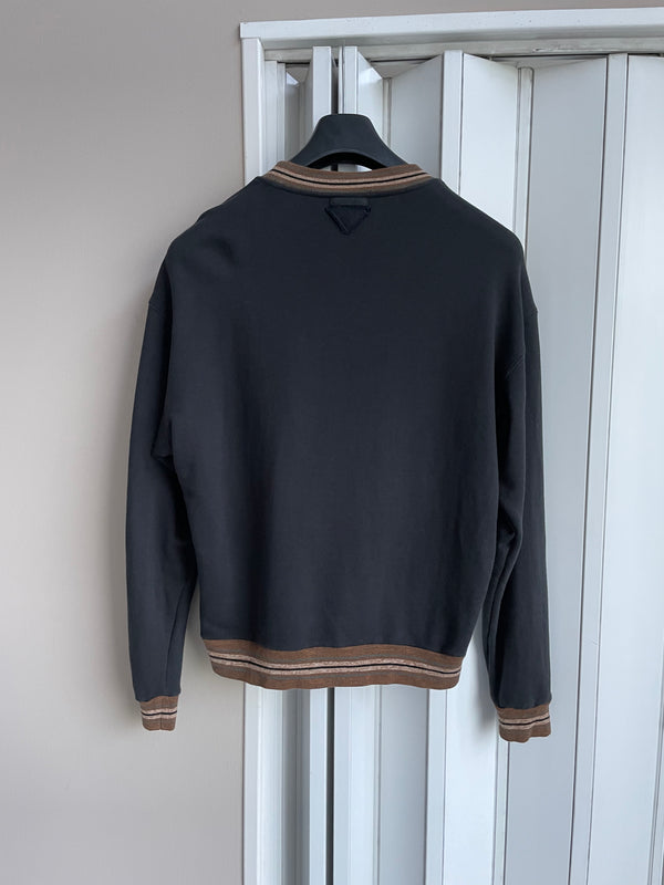 SS2014 Prada abstract Hawaiian crewneck