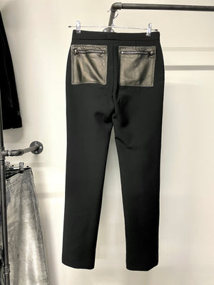 FW2001 Gucci by Tom Ford zipper runway leather pants
