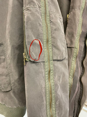 2000s  Dolce & Gabbana zip sleeves bomber jacket