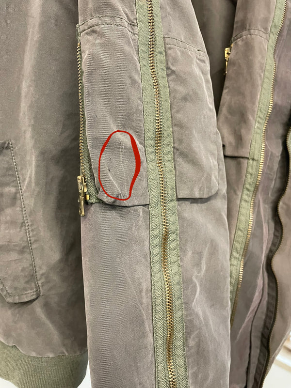 2000s  Dolce & Gabbana zip sleeves bomber jacket