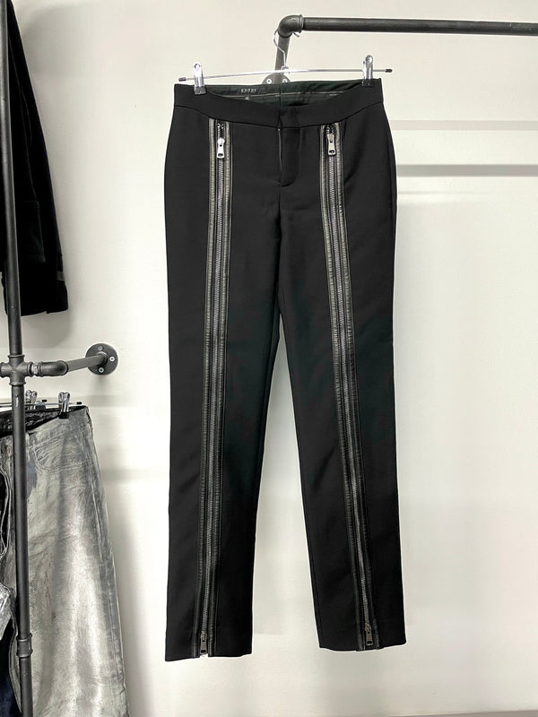 FW2001 Gucci by Tom Ford zipper runway leather pants