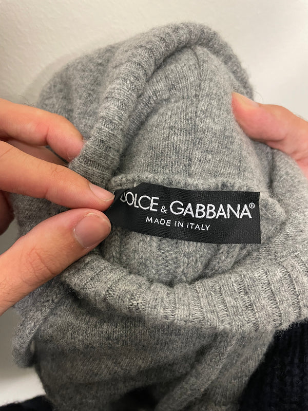 AW08 Dolce & Gabbana Balaclava runway hood scarf