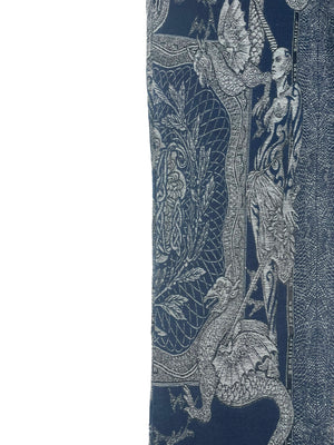 AW1994 Jean Paul Gaultier Dragon Slayer jacquard tattoo denim