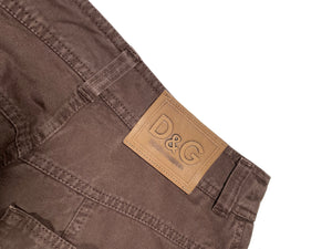 2004 Dolce & Gabbana full zipper cargo pants