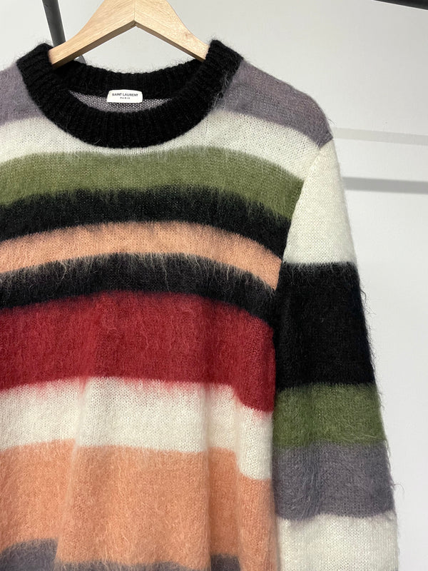 AW2017 Saint Laurent Johnny Rotten mohair sweater