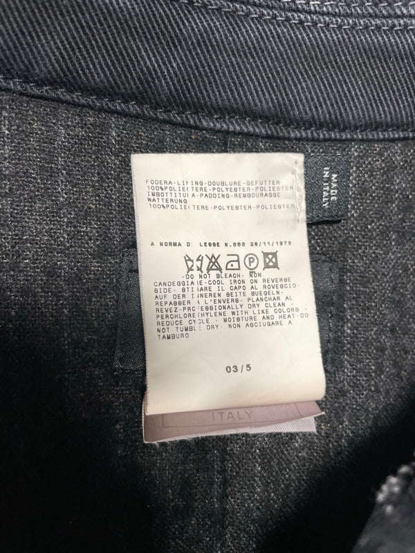 AW2003 back zip cotton bomber jacket