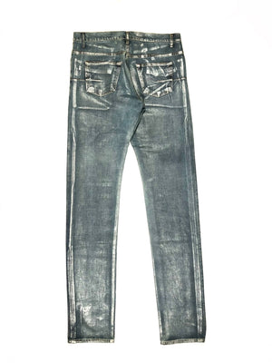 SS2008 Dior “think fast” waxed Denim