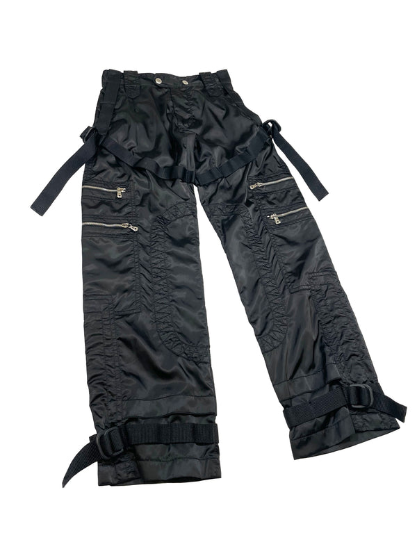 AW2003 Dolce & Gabbana & nylon bondage Pants