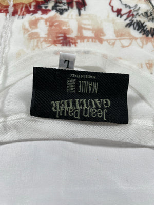 SS2002 Jean Paul Gaultier eye patchwork top