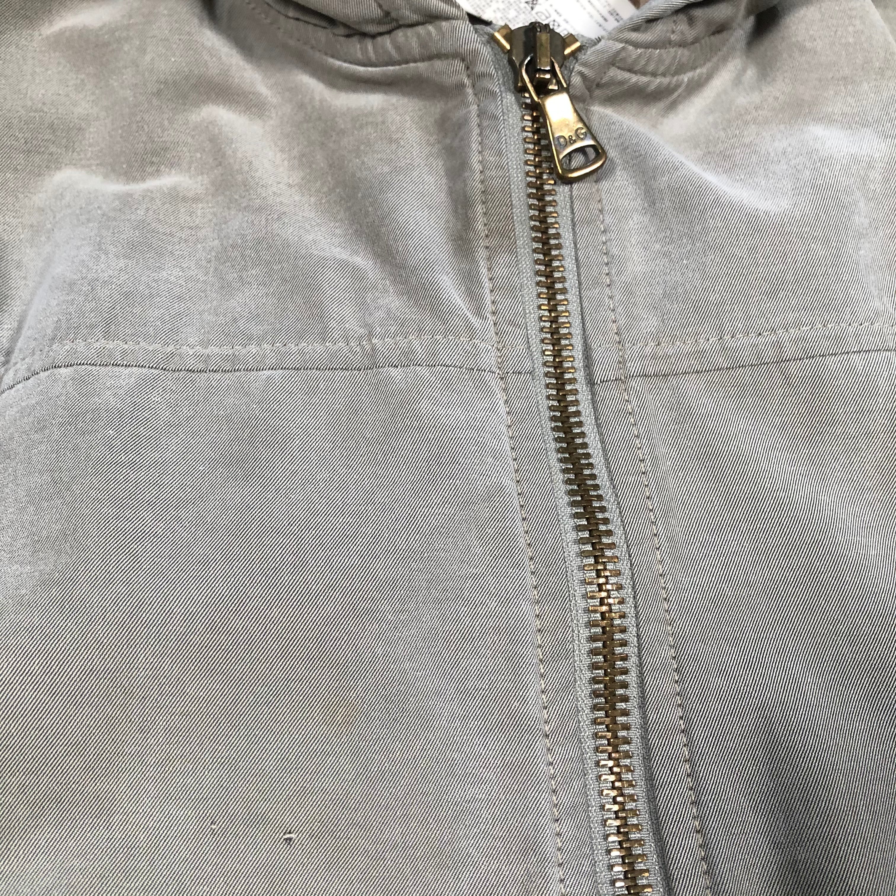 AW2003 Dolce & Gabbana zip sleeve bomber jacket