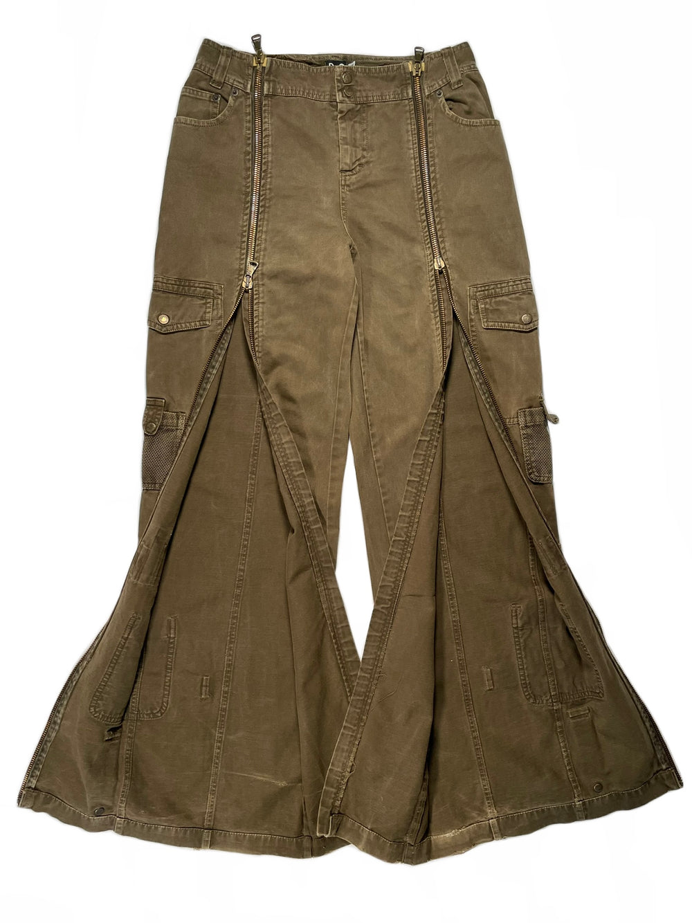 2000’s Dolce & Gabbana full zipper cargo pants